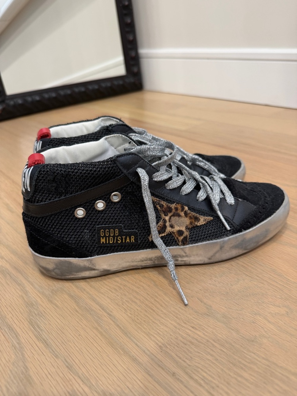 Golden Goose Mid Star Black (39)